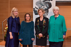 Foto Prof. Dr. Jeanne Nicklas-Faust, Prof. Dr. Ute Lindauer, Ina Krause-Trapp, Dr. Katrin Grueber